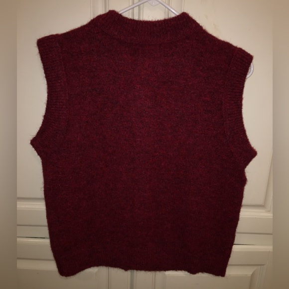 Damson Madder Aggie Bow Knit Sweater Vest - Picture 6 of 8